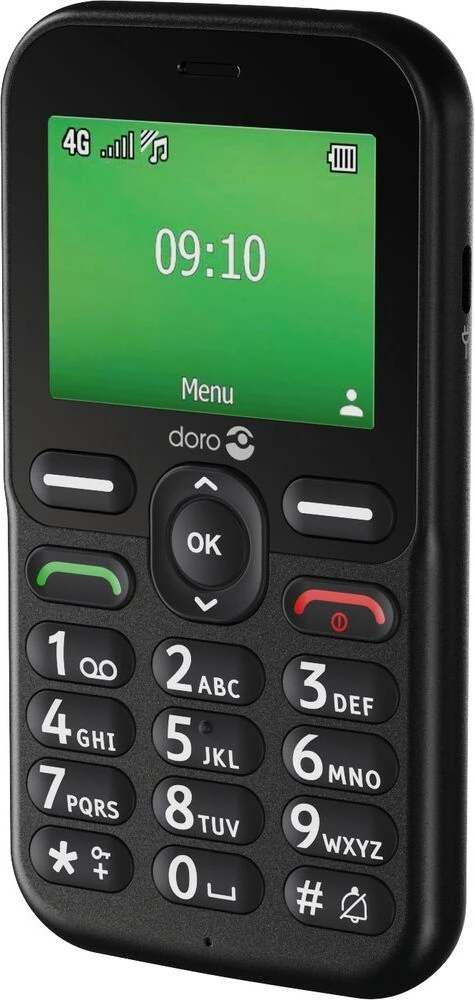Pametni telefon Doro Leva E10 LTE, črn