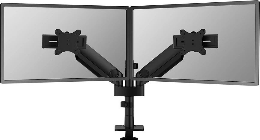 Dvojni nosilec za monitor, Neomounts DS65S-950BL2, objemka/čušica, 11 kg, 61 cm (24"), 86,4 cm (34"), 100 x 100 mm, črn