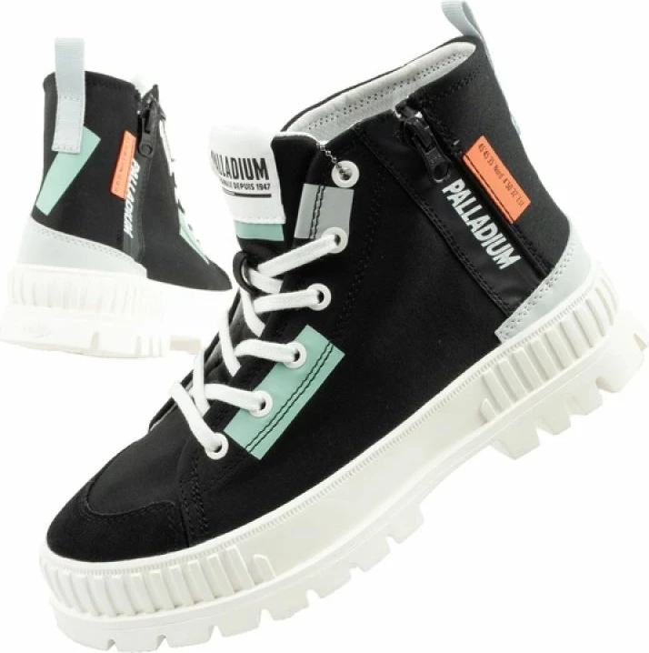 Teniske Palladium Pallashock Backzip 2, ženske, črne