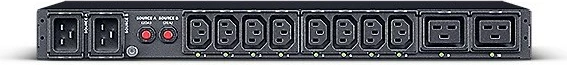 Računalniško ohišje CyberPower PDU44005, Rack 1U, 16A, 2xC20, 12xC13, 2xC19, SNMP, črno