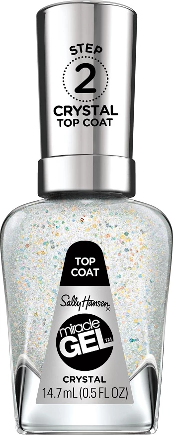 Lak za nohte Sally Hansen Miracle Gel Top Coat 105 Crystal, 14,7 ml