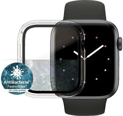 Ovitek PanzerGlass za Apple Watch 4/5/6/SE, 44 mm, prozoren