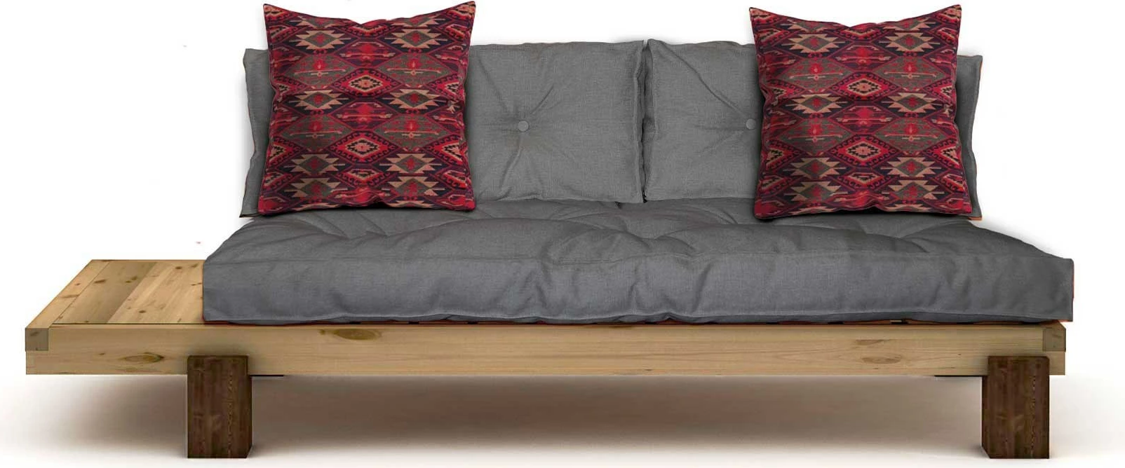 Ležalnik Atelier del Sofa CPT8302-200, naravna/siva