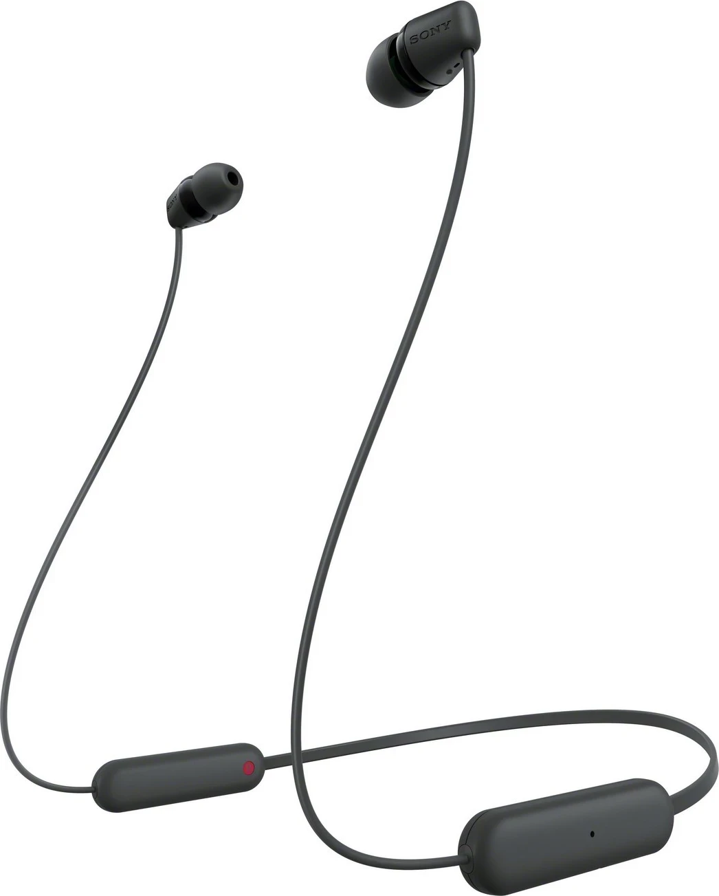 Brezžične slušalke Sony WIC100, Bluetooth 5.0, črne