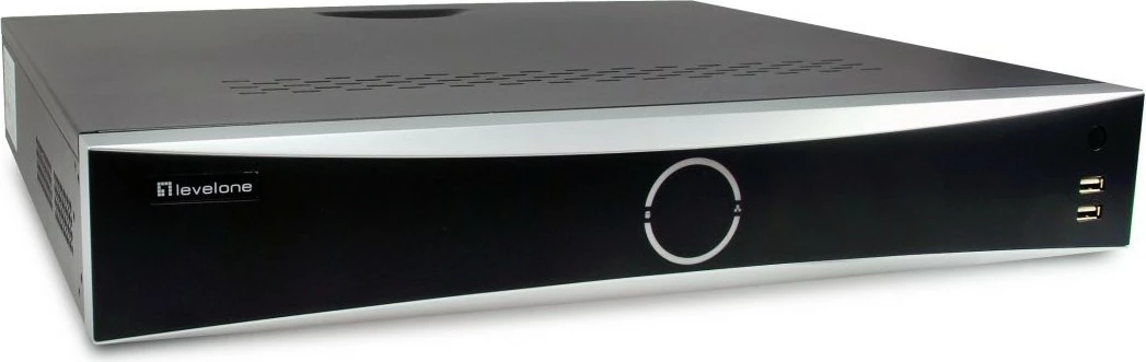 Rešitev za nadzor z 32 kanali Level One NVR-0411, PoE, 10TB, črno/siv