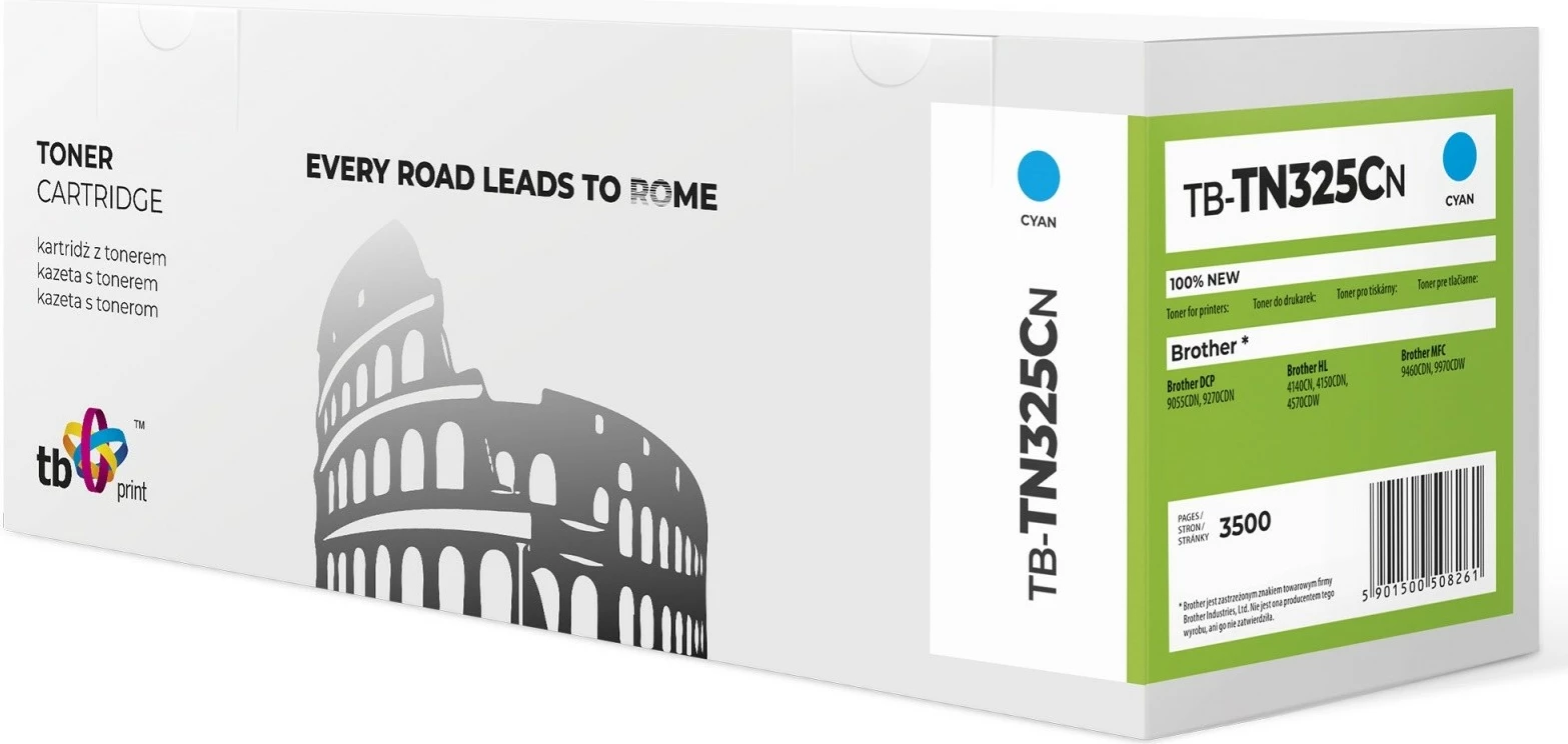 Toner kartuša TB Print TN325CN za Brother, cijan