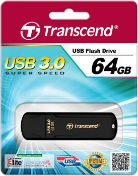 USB ključek Transcend JetFlash 700 64GB, USB 3.2, črn