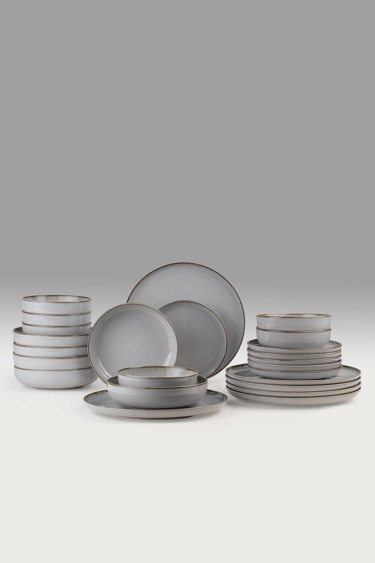 Komplet jedilnega posodja (24 kosov), Hermia, MOD24Y2A730955