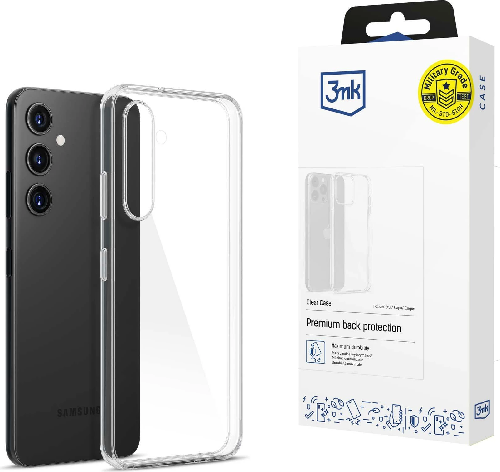 Prozoren ovitek 3mk Clear Case za Samsung Galaxy A15 5G