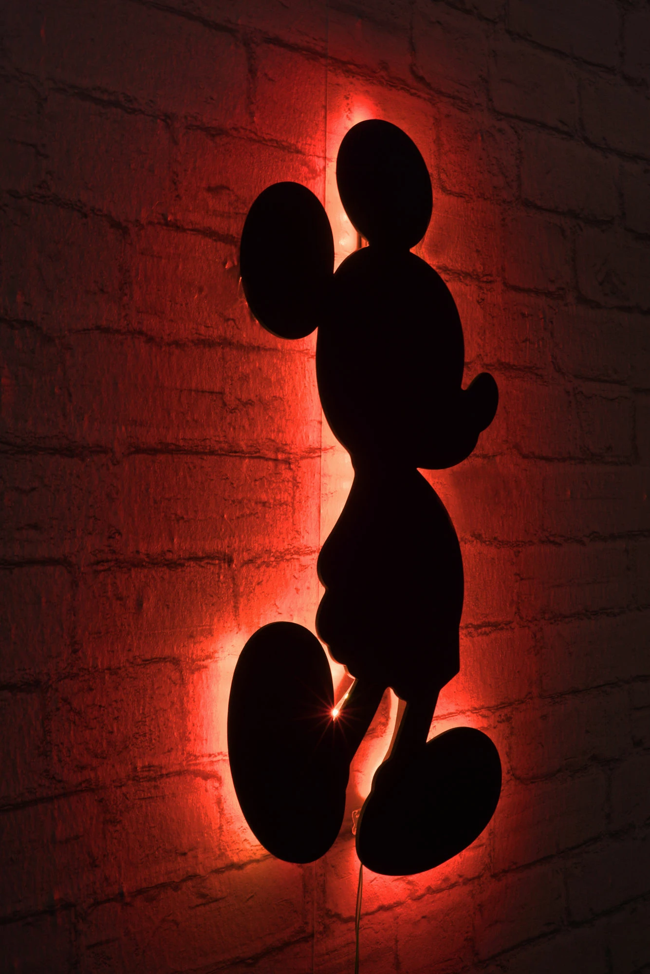 Dekorativna LED luč Mickey Mouse, rdeča, Wallity