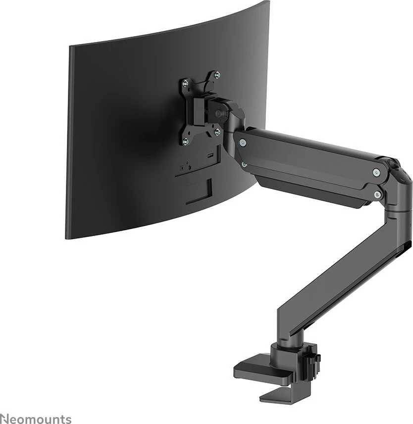 Nosilec za mizo za ukrivljene zaslone, Neomounts NM-D775BLACKPLUS, do 49", črn