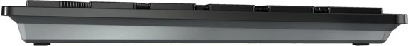 Tastatura in miška Cherry DW 9500 SLIM, brezžično RF + Bluetooth, QWERTY, črna, siva