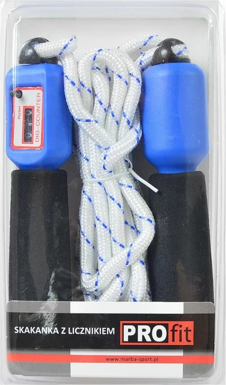 Preskokalna vrv z števcem PROfit DK 1025 za moške in ženske