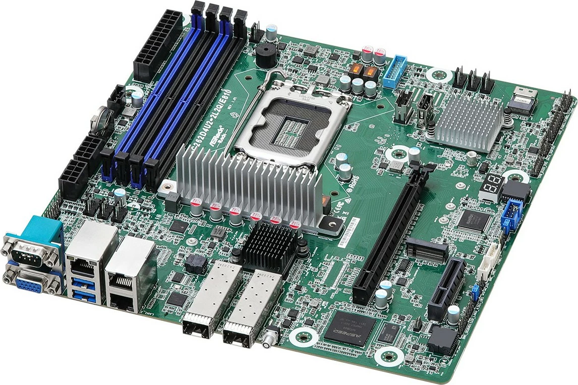 Matična plošča ASRock EC262D4U2-2L2Q/E810, micro ATX, DDR5, Socket LGA 1700, za strežnik