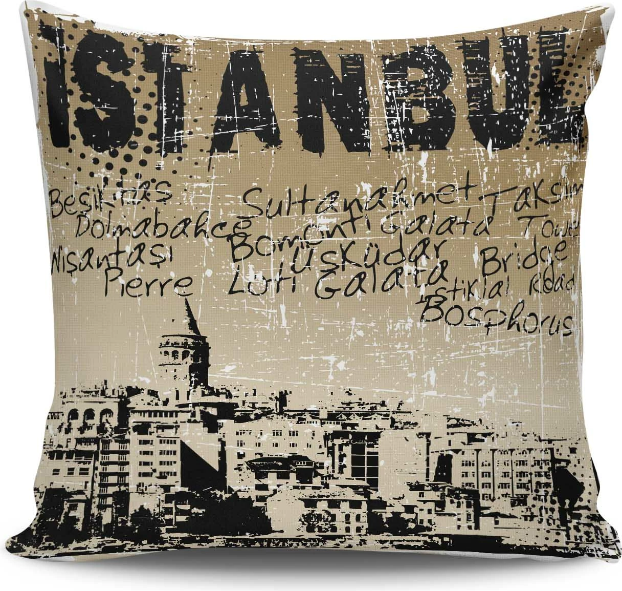 Dekorativna blazina Aberto Design, NKRLNT-003, večbarvna, 43 x 43 cm