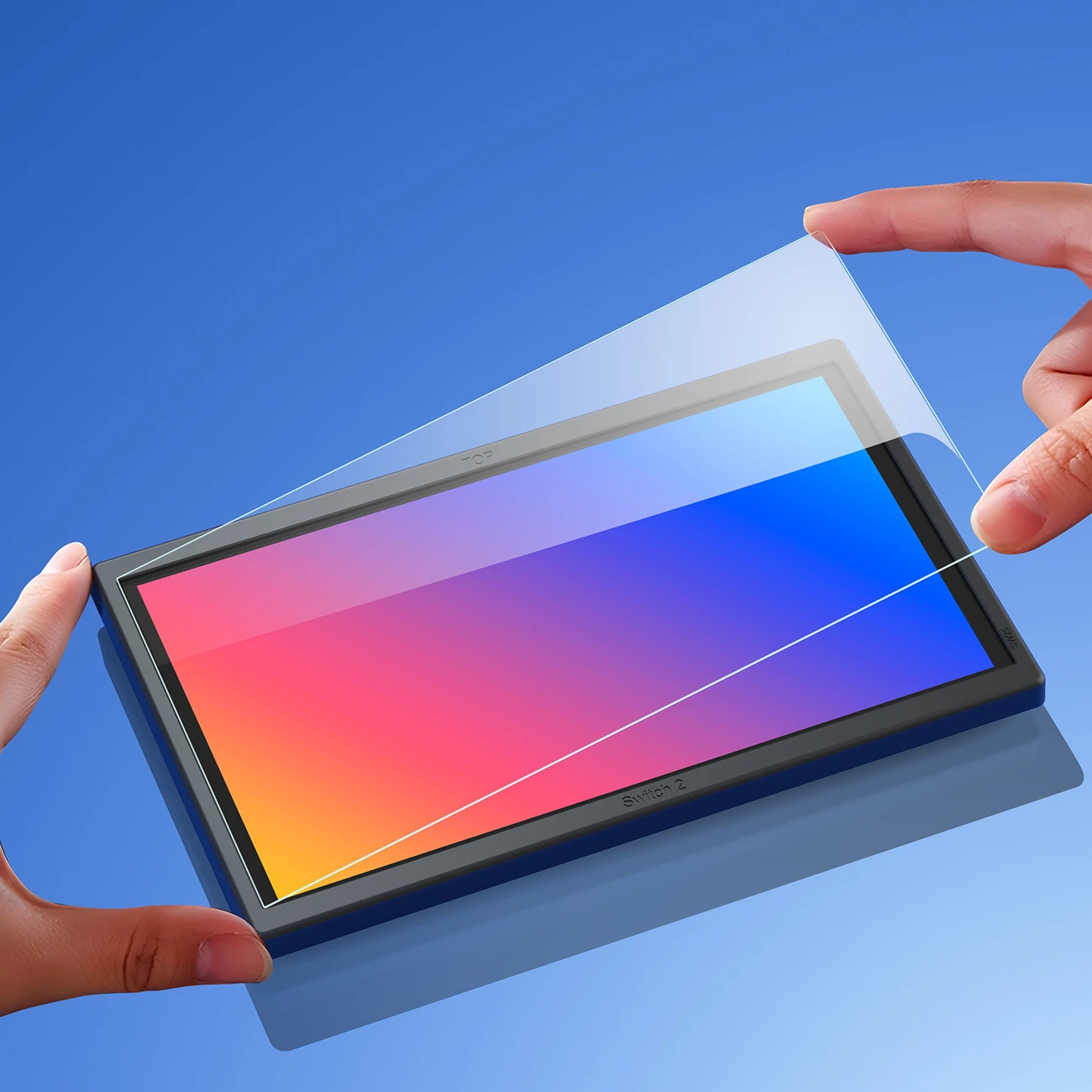 Zaščitno kaljeno steklo HD za Nintendo Switch 2, Dux Ducis, 9H, 92% prosojnost, montažni okvir