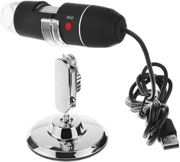 Digitalni mikroskop z zmago do 500X, Media-Tech MT4096, črn