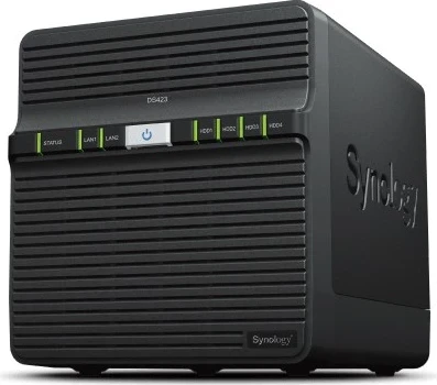Strežnik za shranjevanje Synology DiskStation DS423, Ethernet LAN, črn
