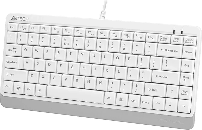 Mini tipkovnica A4tech FSTYLER FK11, bela