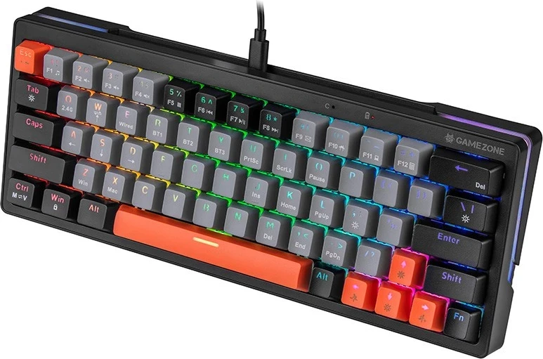 Gaming tipkovnica Tracer GameZone Evo1 Hot Swap, siva