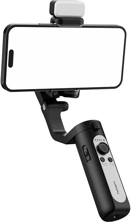 Gimbal za pametne telefone s magnetno lučko, Hohem iSteady XE Kit, črn