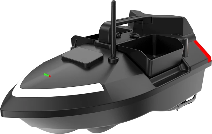 Čoln za vabo Flytec V020, GPS 40 točk, 3 komore, domet 500 m, baterija 7,4V 12000 mAh, črn