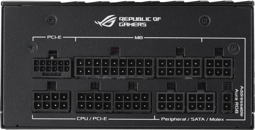 Napajalnik SFX-L 1000W Platinum, ASUS ROG Loki, 24-pin ATX, črno-srebrn