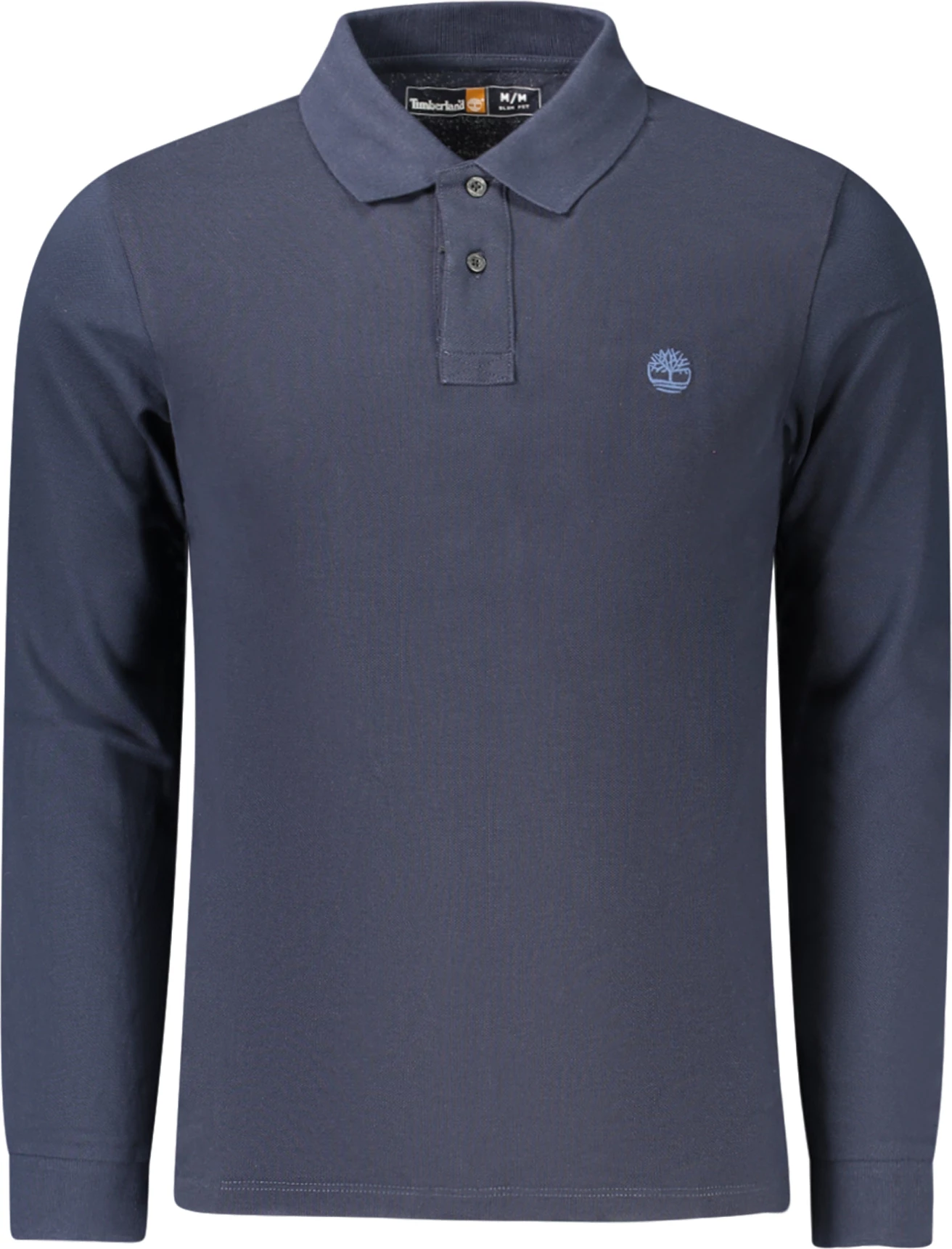 Polo majica z dolgimi rokavi Timberland, modra