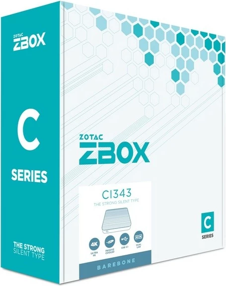 Kompakten mini računalnik Zotac ZBOX edge CI343, DDR5, PCI Express, Wi‑Fi 6, 40 W