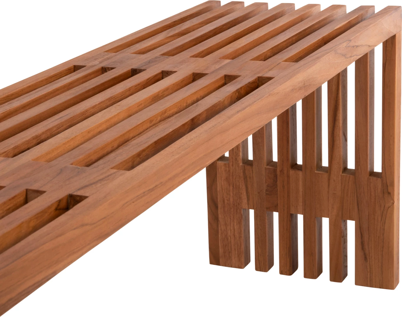 Klop NYA FH9829 iz masivnega tikovega lesa 139,5x34,5x48,5H cm