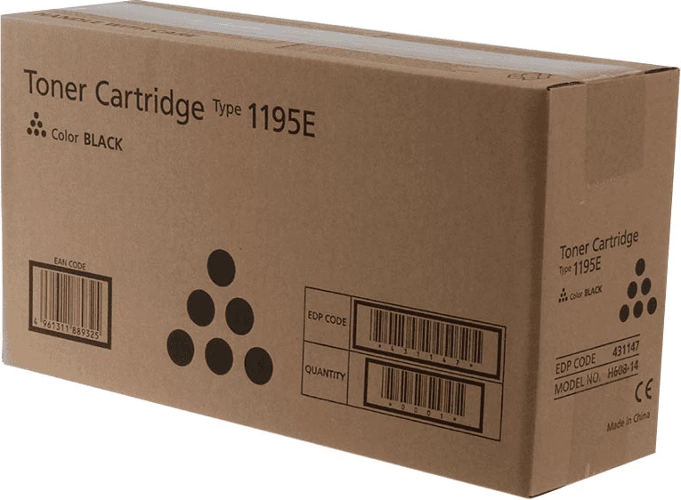 Toner kartuša, zmogljivost 2600 strani, črn, Ricoh Type 1195 / 431147