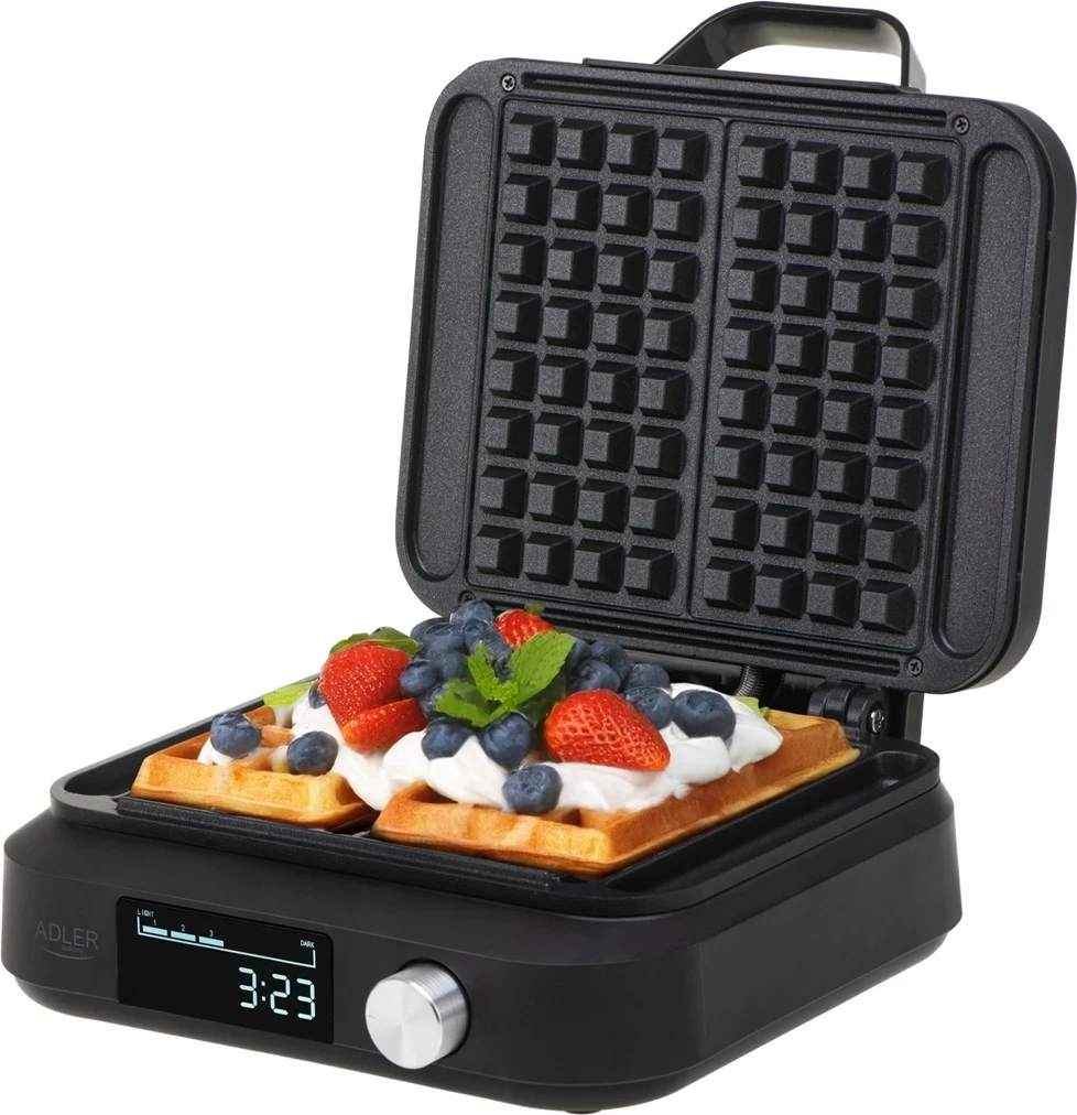 Pekač vafljev Adler AD 3087, črn