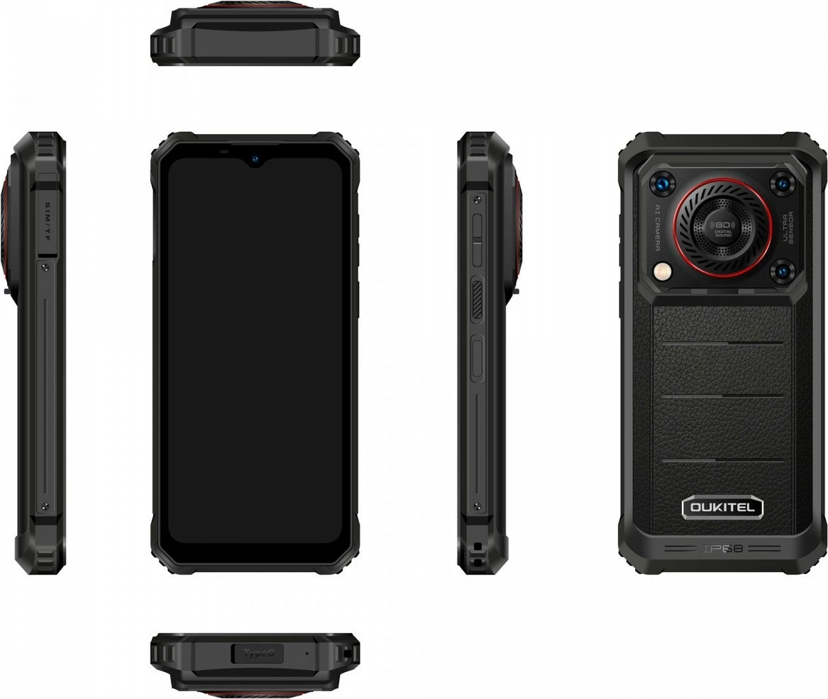 Robusten smartphone Oukitel WP36, 8/128 GB, IP69K, črn