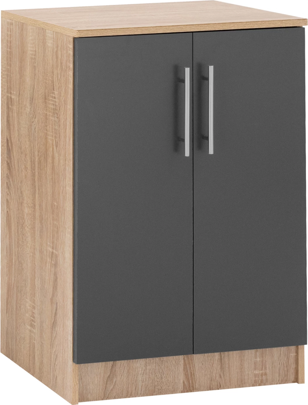 Lesena omarica za čevlje FH2206.04 Sonama Siva 60x40,5x80 cm