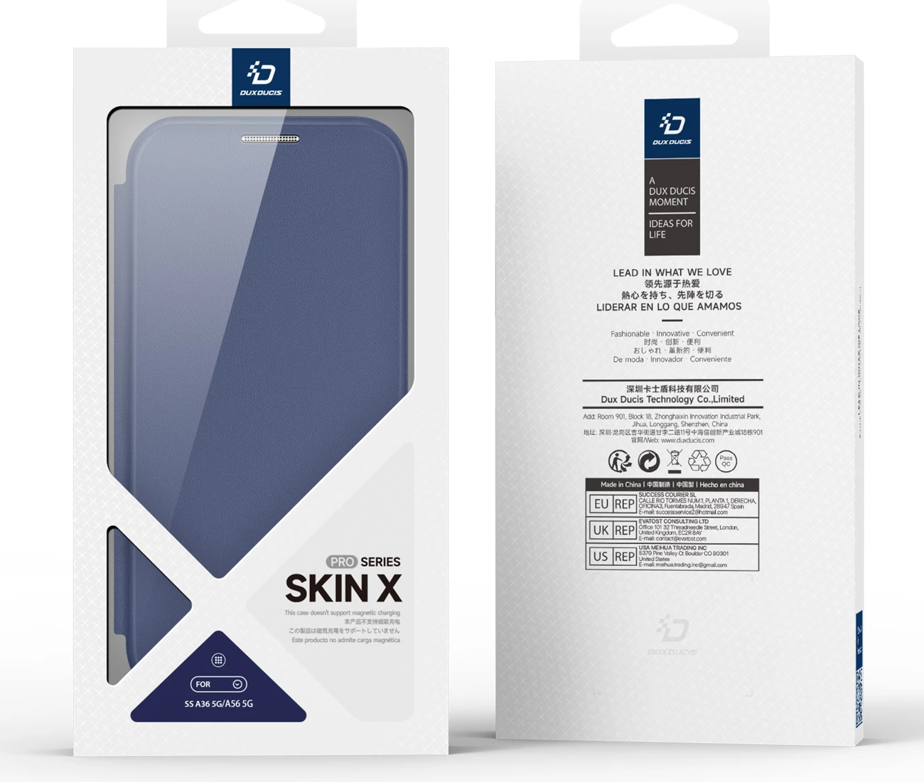 Zaščitni ovitek Skin X Pro, Dux Ducis za Samsung Galaxy A36 5G/A56 5G, modra
