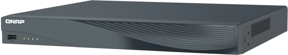 Omrežni snemalnik NVR, 16 kanalov, PoE+, 4K HDMI, 2x SATA do 24 TB, QNAP TVR-AI200-16CH-16P, AI