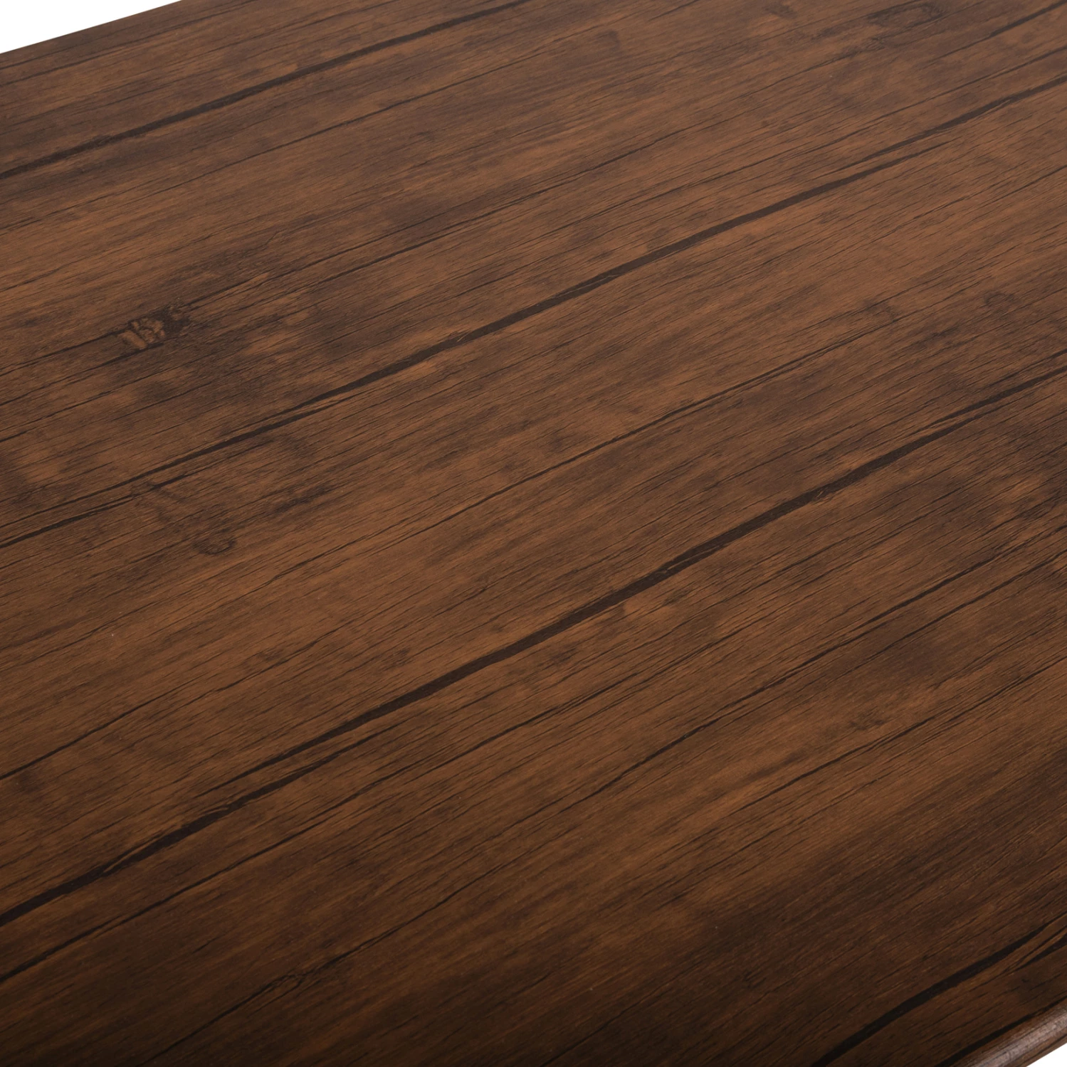 Jedilni set 5 kosov PEARY FH9416.11 črna kovina-MDF v barvi oreha 110x60x74Hcm