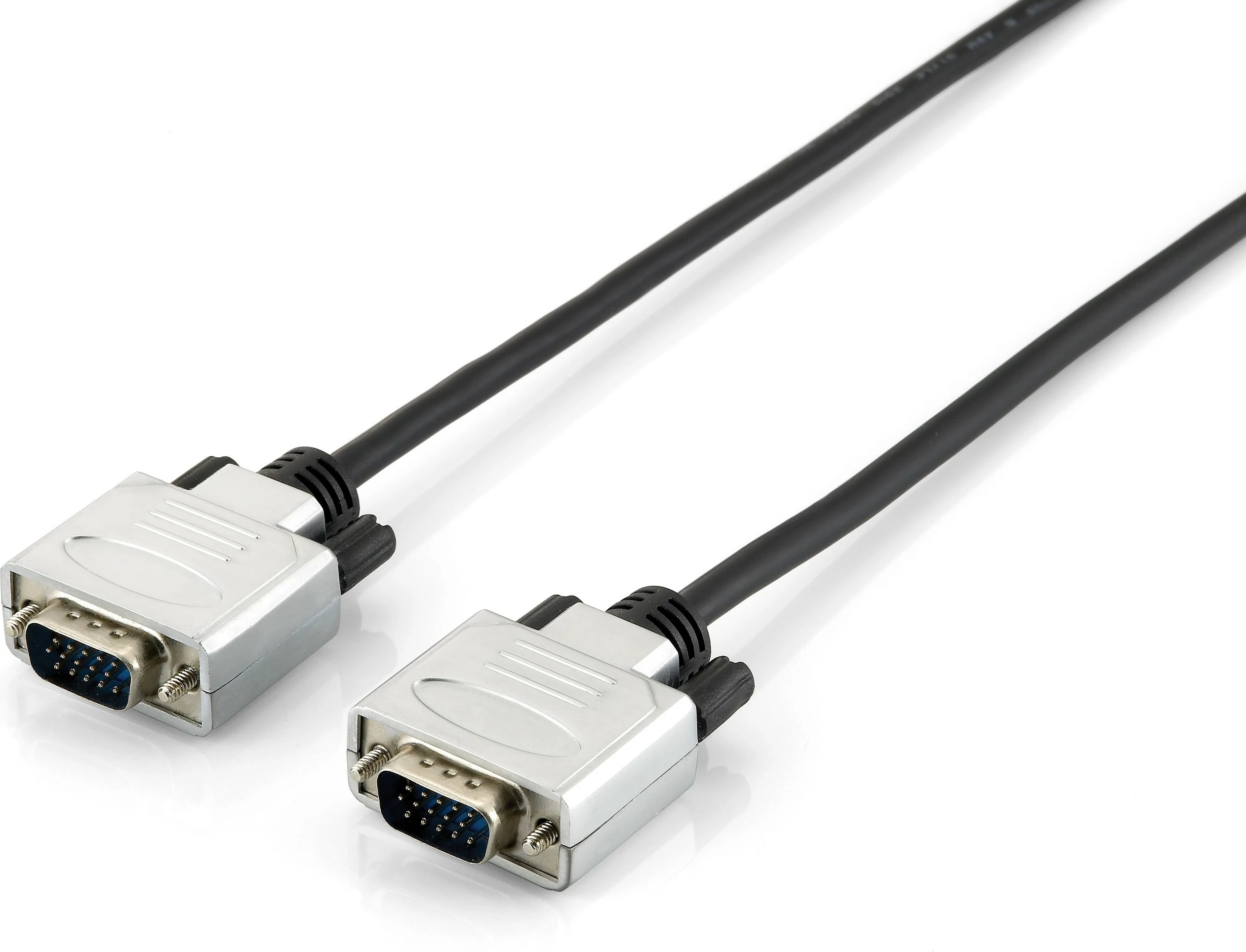 VGA kabel Equip HD15, 15 m, moški/moški, črno/srebrn