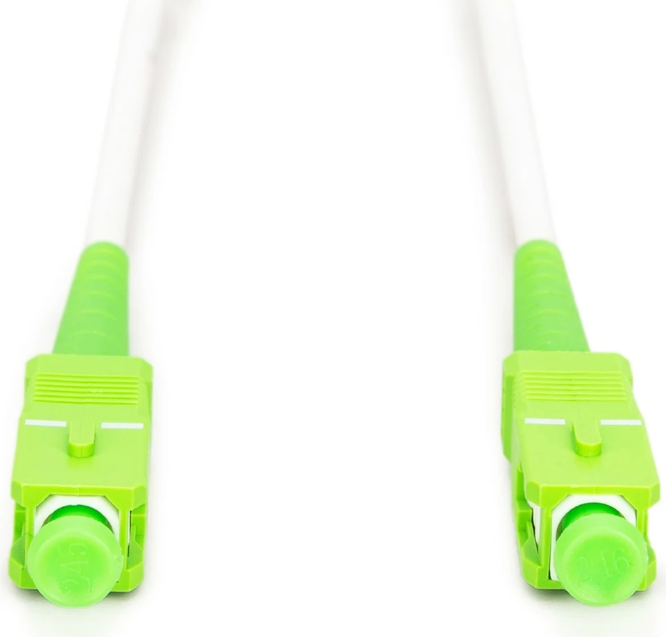 Optični kabel Digitus LWL Patchkabel SCA-SCA 1 m, enomodni, zeleno/bel