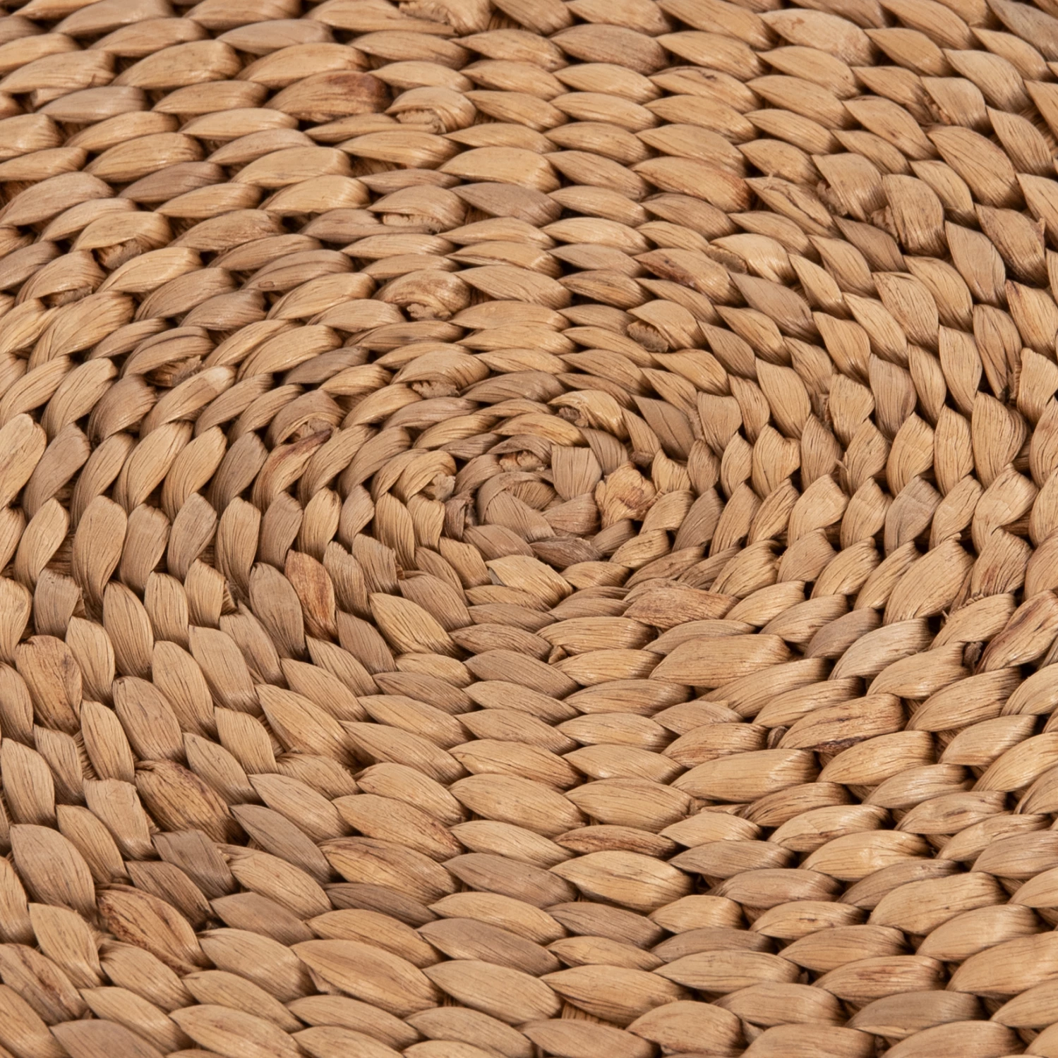 Stol JIM FH7824 iz tikovine v naravni barvi z matiranim sedežem Φ43x43Hcm