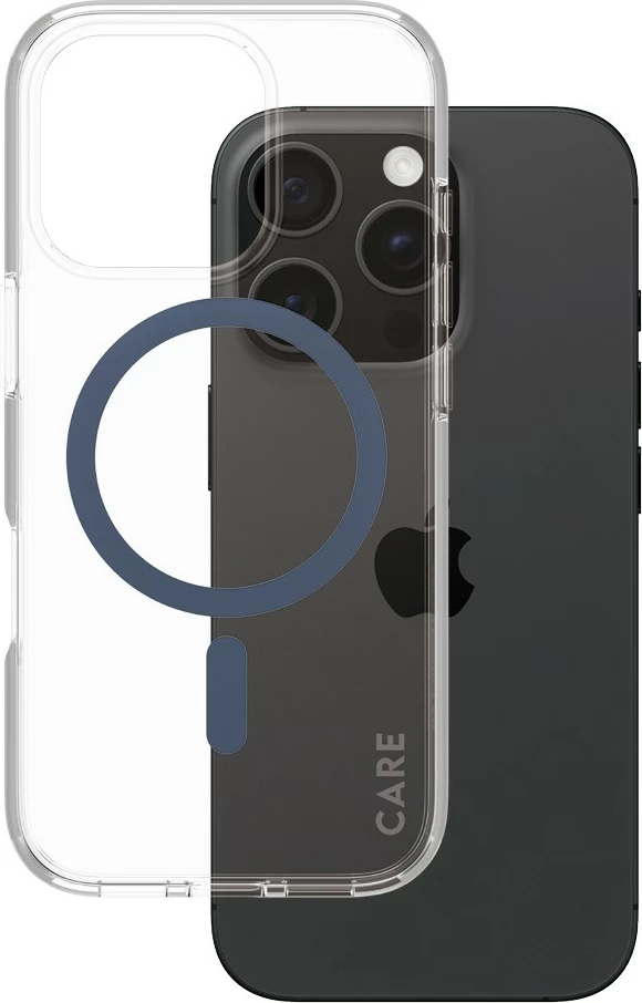 Prozoren zaščitni ovoj PanzerGlass CARE Case Flagship MagSAFE za iPhone 16 Pro