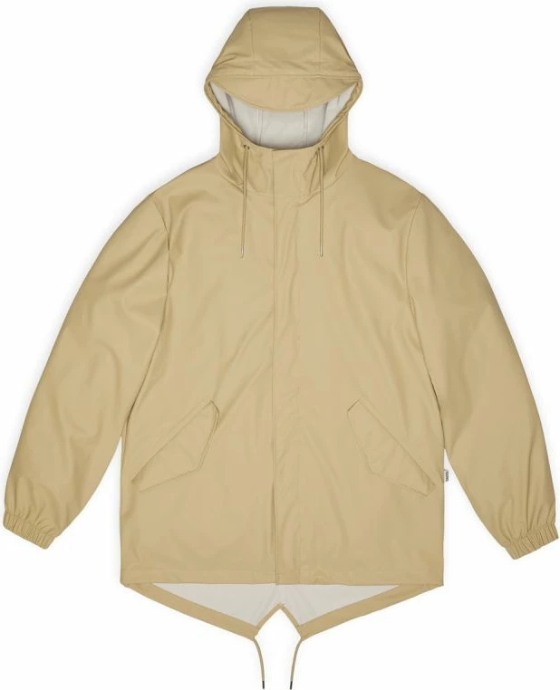 Fishtail jakna Rains, bež, unisex