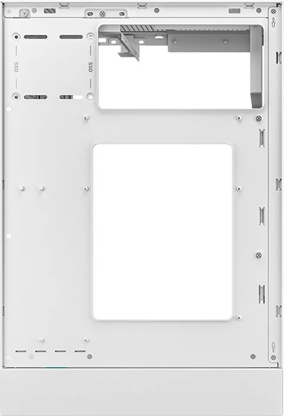 Računalniško ohišje DeepCool CH170 PLUS WH, kaljeno steklo, belo
