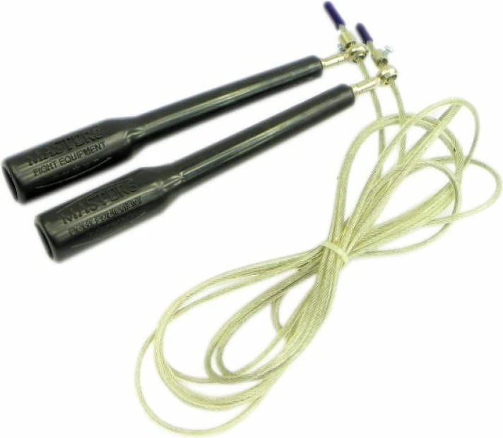 Preskakovalna vrv Masters, unisex, črna