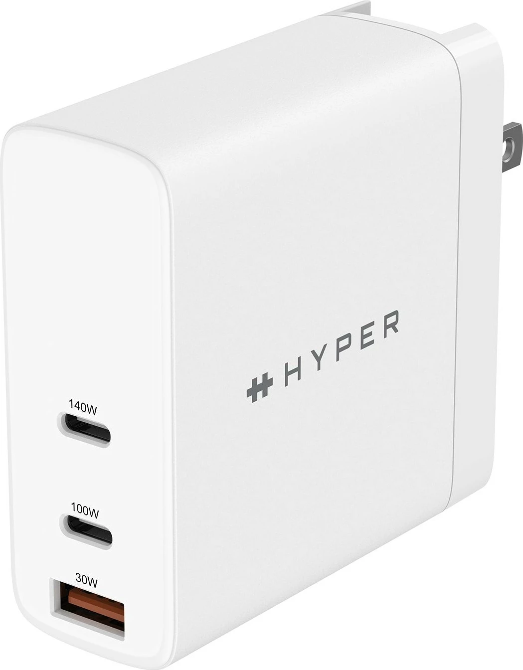 Univerzalni polnilec HyperJuice 140W GaN, Targus, 2x USB-C, bel