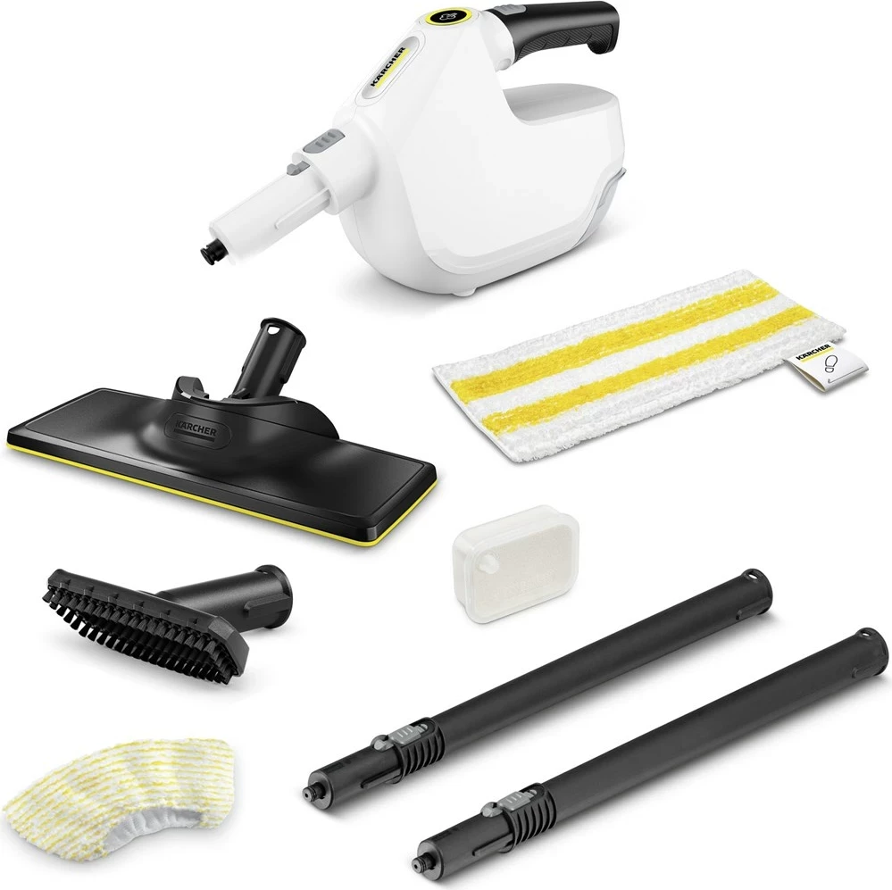 Prenosni parni čistilec Karcher SC 1 Multi & Up, 0,2 L, 1300 W, črno, rumeno