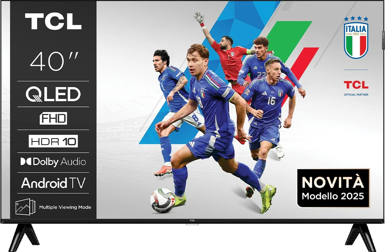 QLED televizor 40-palčni, Full HD, Android TV, metalni TCL 40S59K