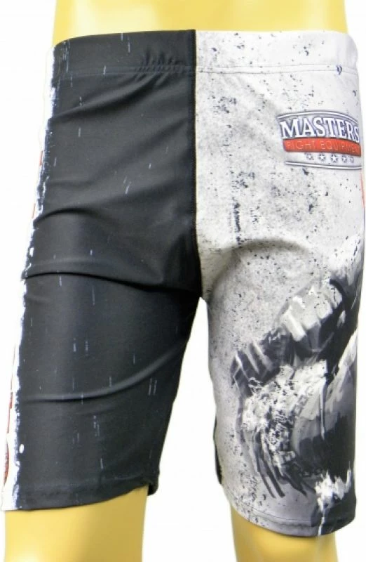 Trenirka Masters Stm-Warrior, moške športne hlače, črno-sive