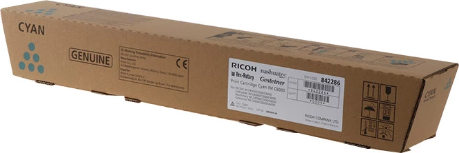Toner kartuša Ricoh IM C6000 842286, zmogljivost 22.500 strani, cijan