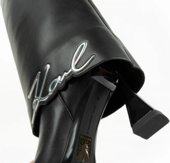 Čizme Karl Lagerfeld, ženske, črne